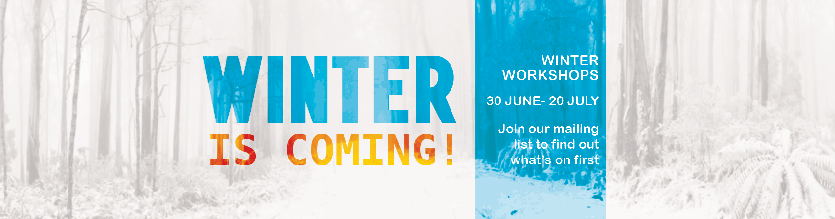 Winter School Coming Soon